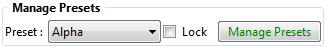 Preset Lock